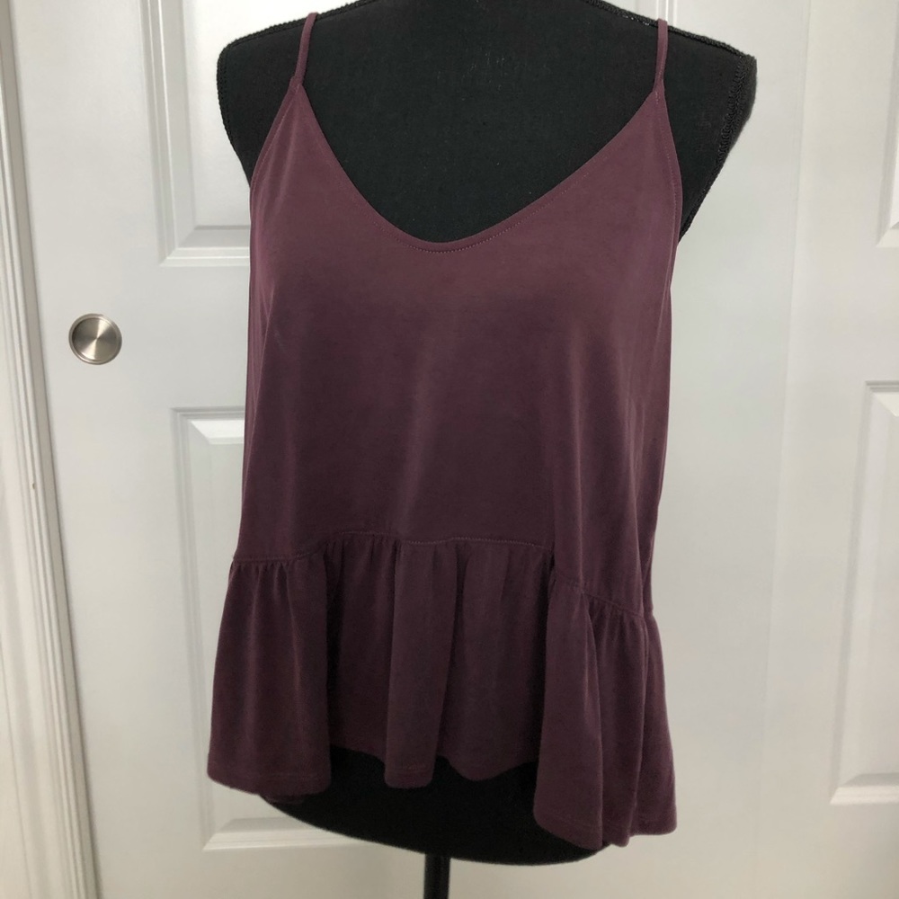 American Eagle Soft and Sexy Maroon Tank